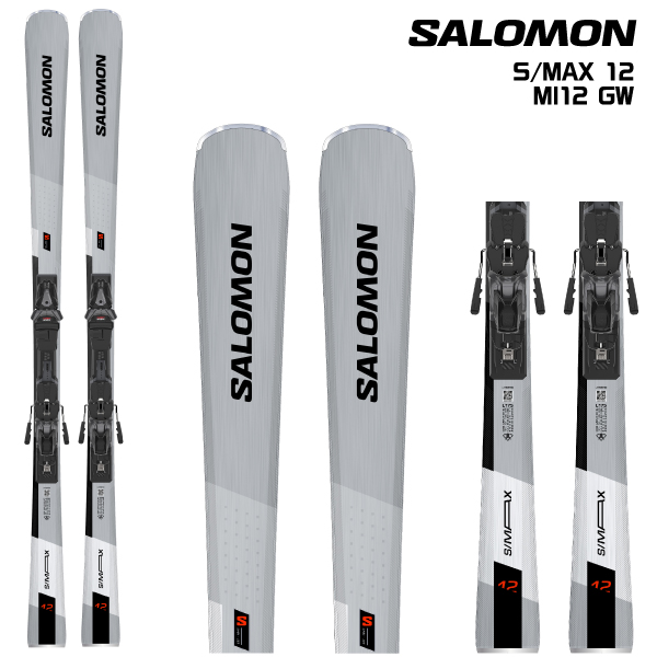 SALOMON（サロモン） 2024-25 S/MAX 12 + MI12 GW（Sマックス12+専用