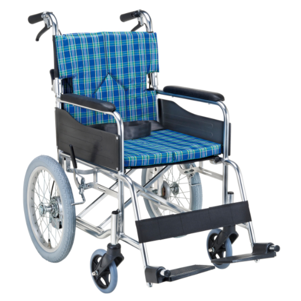 車いす 介助式 背折れタイプ 座面幅38cm 非課税 （ 車椅子 車イス 介護