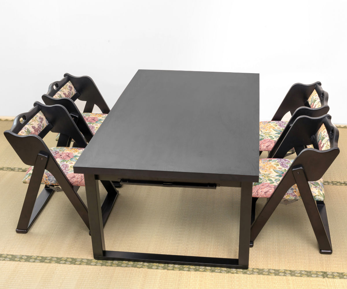 東谷 お座敷チェア 座面高36cm 座椅子 折りたたみ椅子 花柄 （ チェア