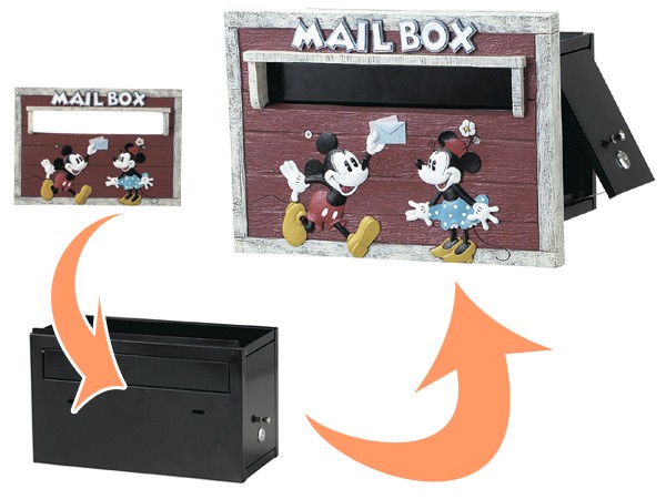 Disney（ディズニー） 郵便ポスト カスタマイズポスト ミッキーマウス