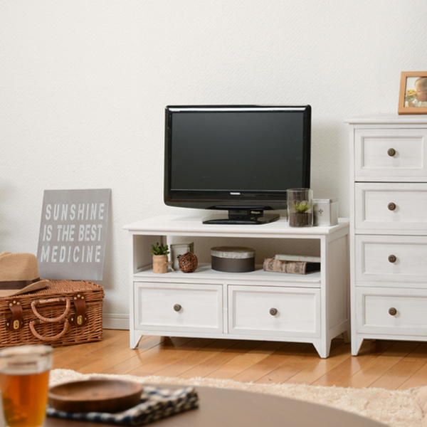 HAGiHARA（萩原） テレビ台 ローボード 天然木 フレンチカントリー