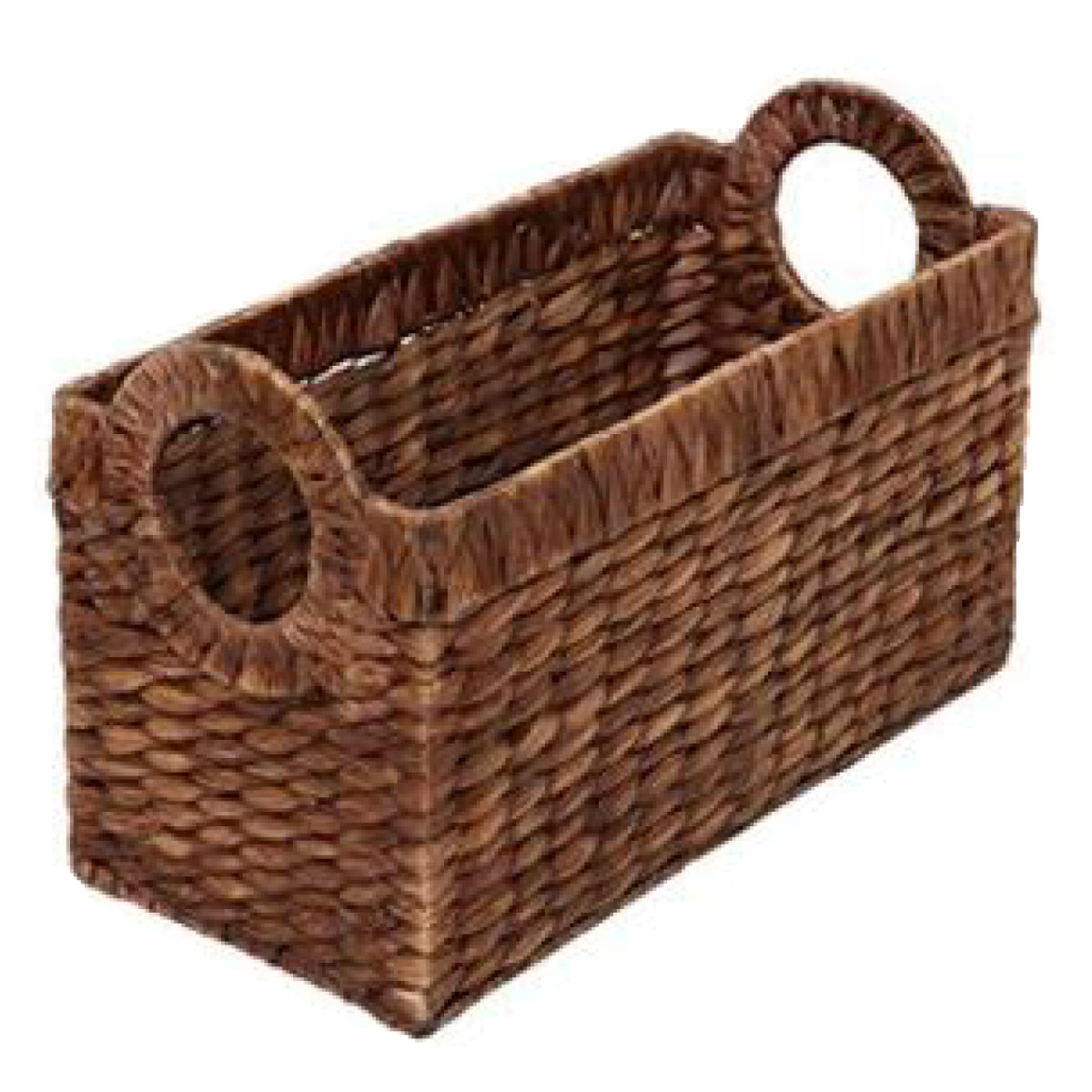 ちどり産業 収納 バスケット 持ち手付き 約 幅35×奥行17×高22cm 小物