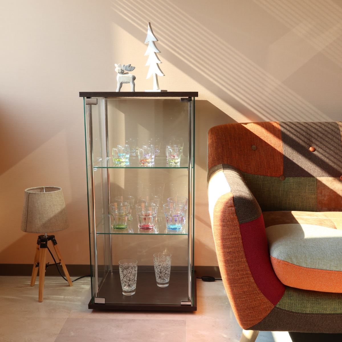 不二貿易（Fuji Boeki） ショーケース 幅42.5cm 3段 コレクション