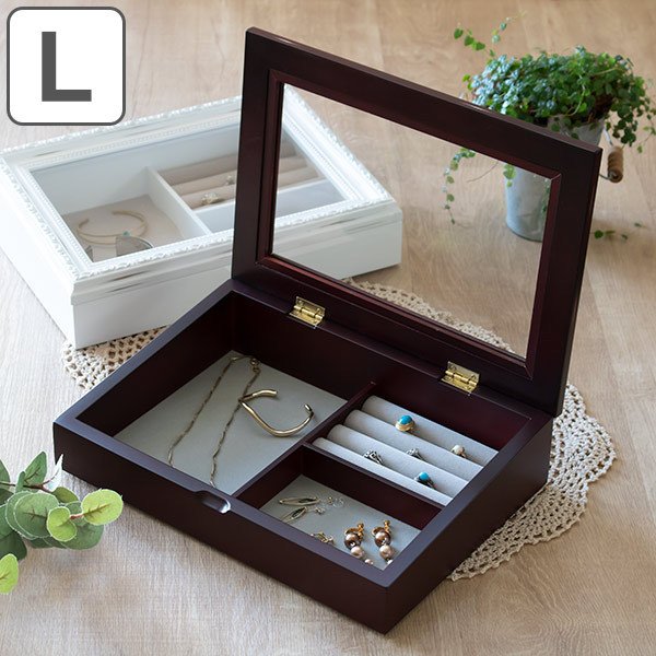 ジュエリーボックス ノーム L アンティーク 木製 （ アクセサリー