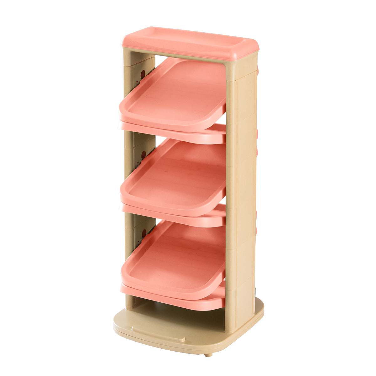 伊勢藤 シューズラック ソルダー 6段 回転 省 スペース （ 下駄箱 靴