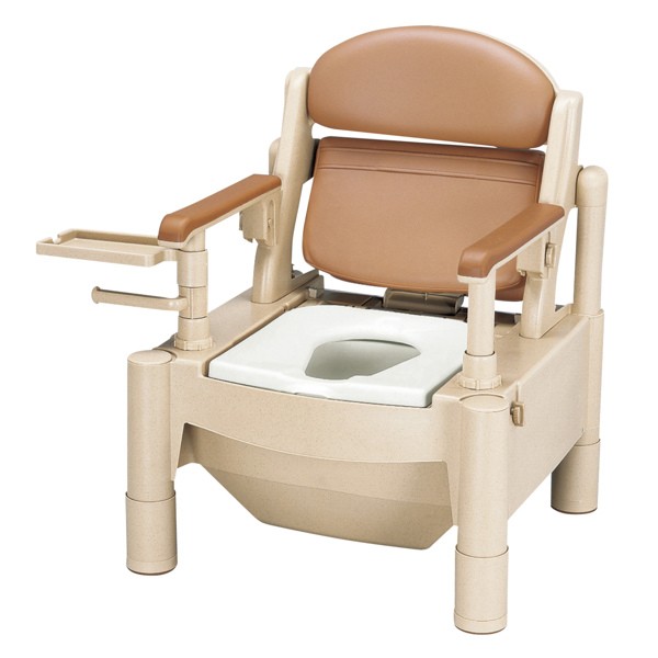 ポータブルトイレ 折りたたみ座面 介護用 日本製 （ トイレ 介護
