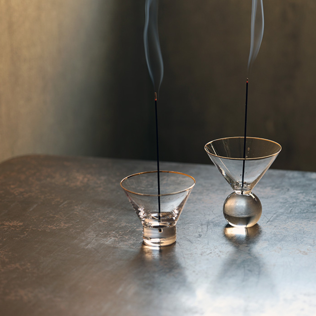 magnet 香立 ヘーゼルアラーテ シリンダー ガラス （ お香立て イン