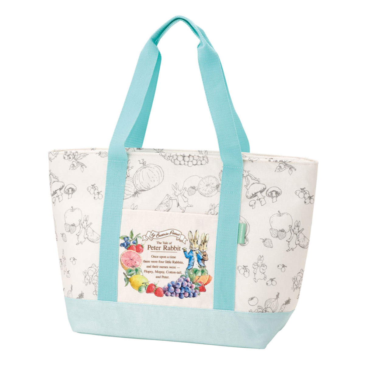 スケーター エコバッグ 麻風トート保冷ショッピング ピーターラビット