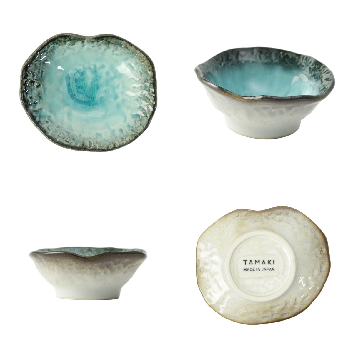 小鉢 10cm ボウル KANADE 陶器 同色5個セット （ 電子レンジ対応 豆鉢