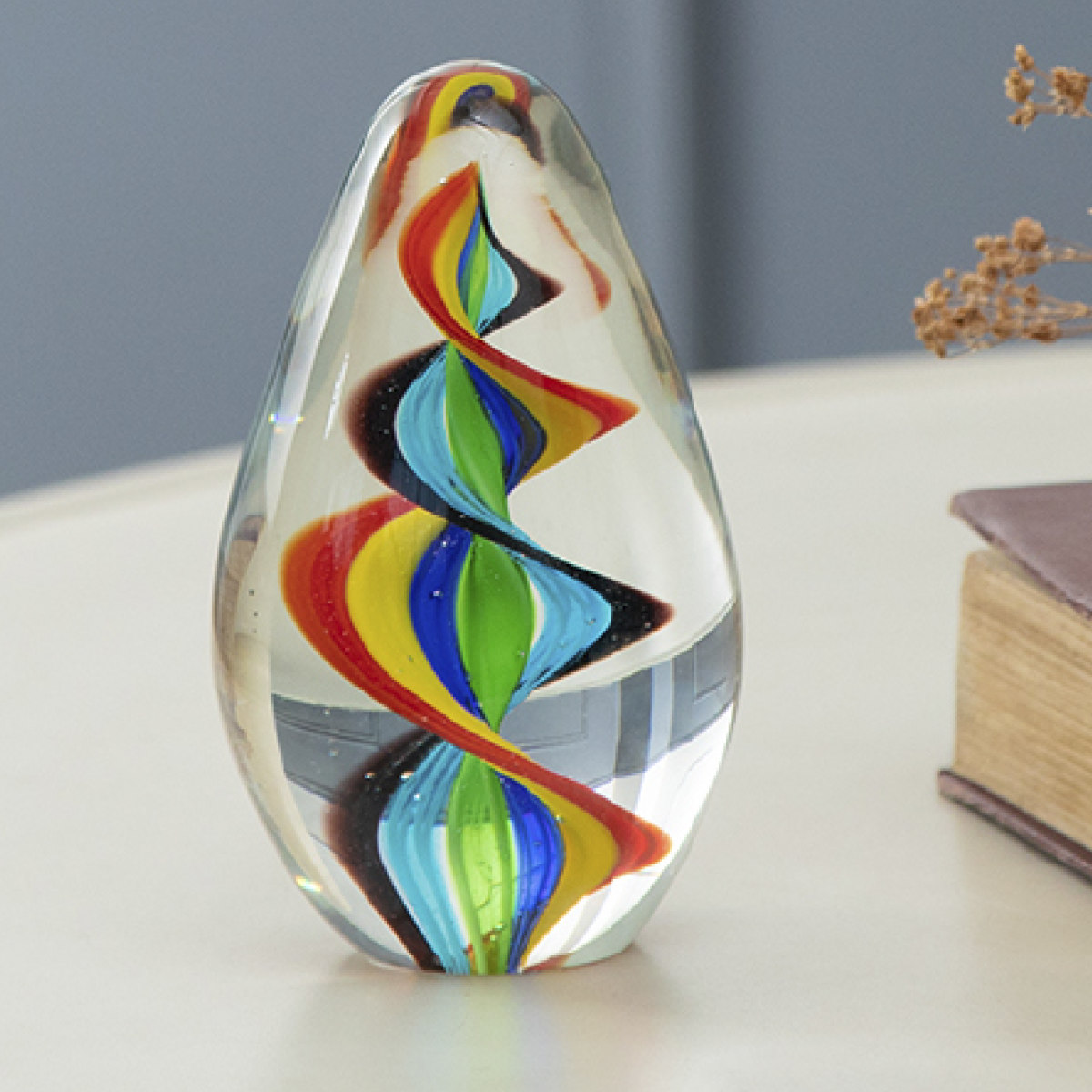 藤栄 ガラスインテリアオブジェ（Glass interior objects） ミックス L