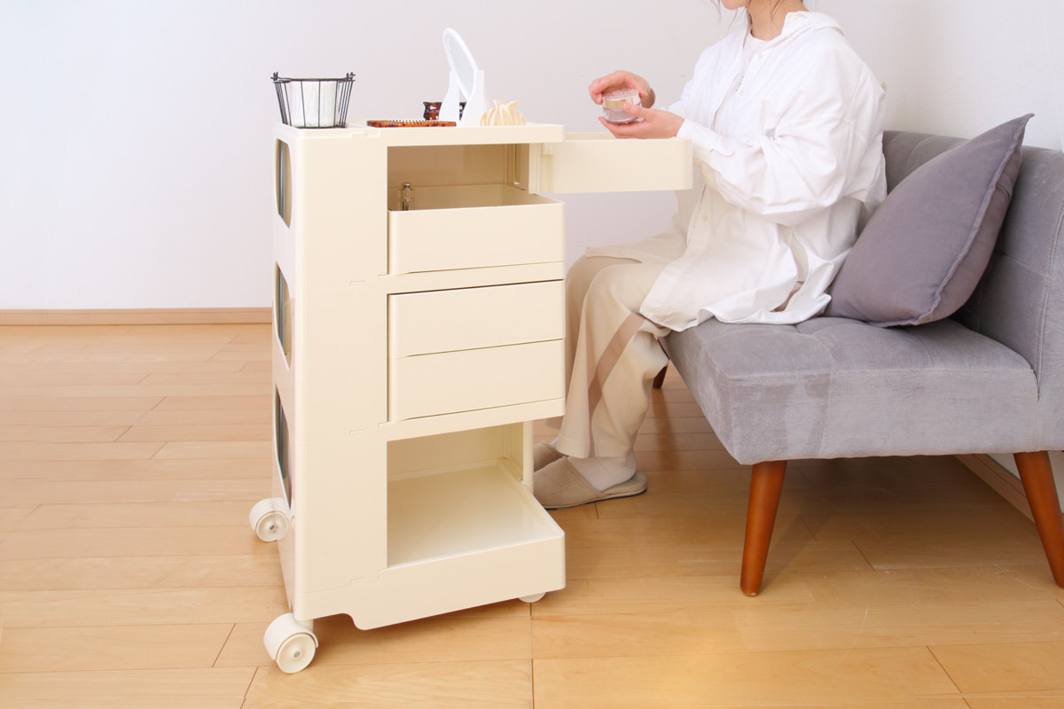 宮武製作所 マルチワゴン 幅43cm Pluna（プルーナ）ハイタイプ 四面