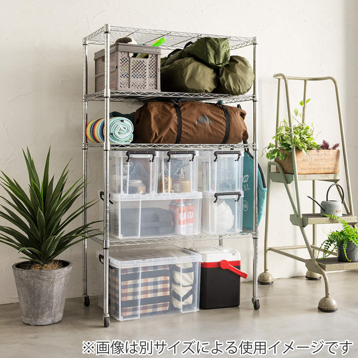 天馬 収納ボックス 幅44×奥行66×高さ32cm ロックス 660 L 押入れ用