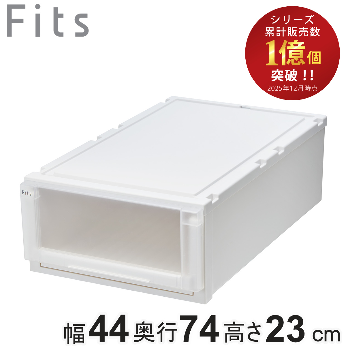 Fits 収納ケース 幅44×奥行74×高さ23cm フィッツケース アドバンス 74