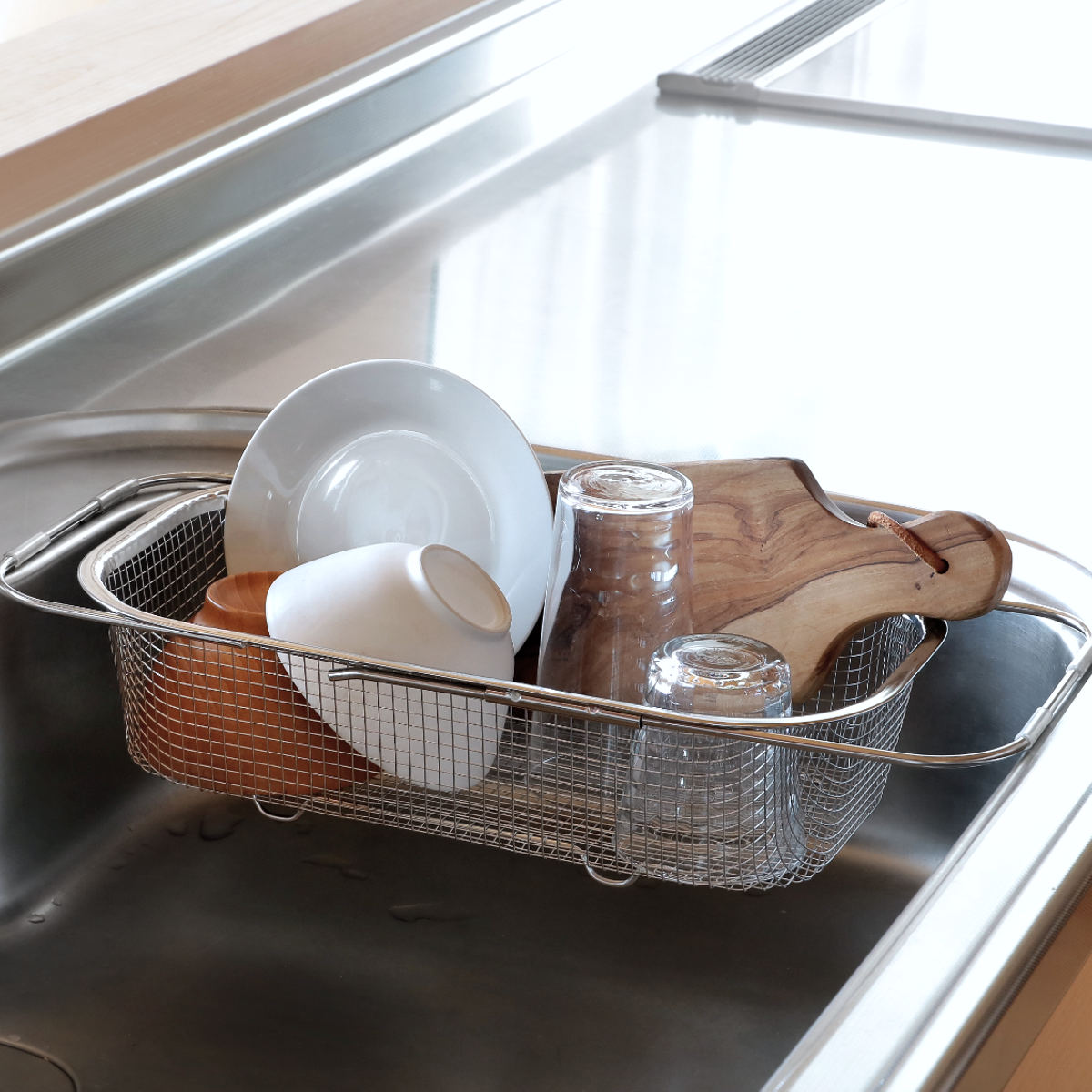 bws SELECTION 特典付き ビーワーススタイル すっきり暮らす水切りかご