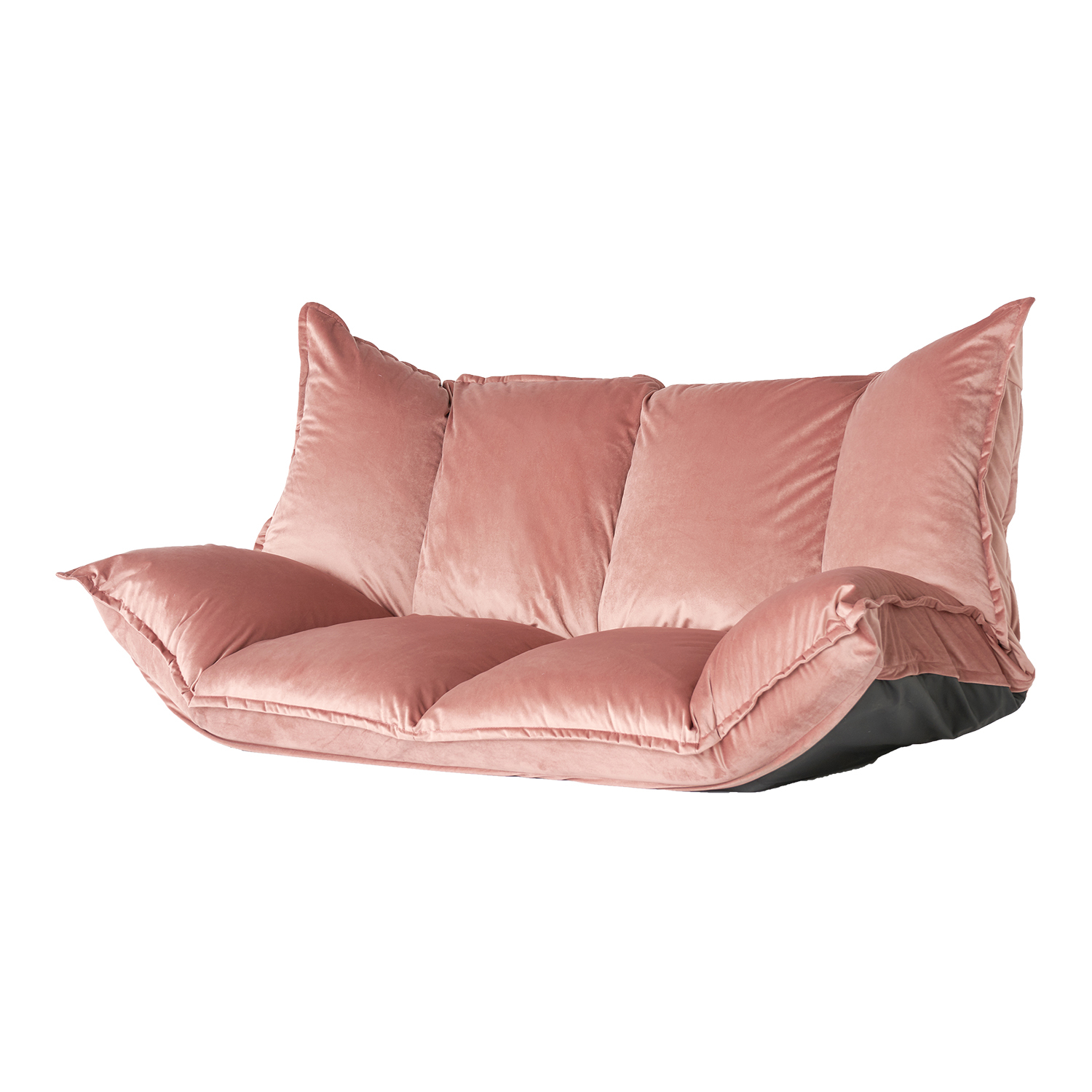 LOWYA（ロウヤ） ローソファー ソファー ベルベット調 ブークレ