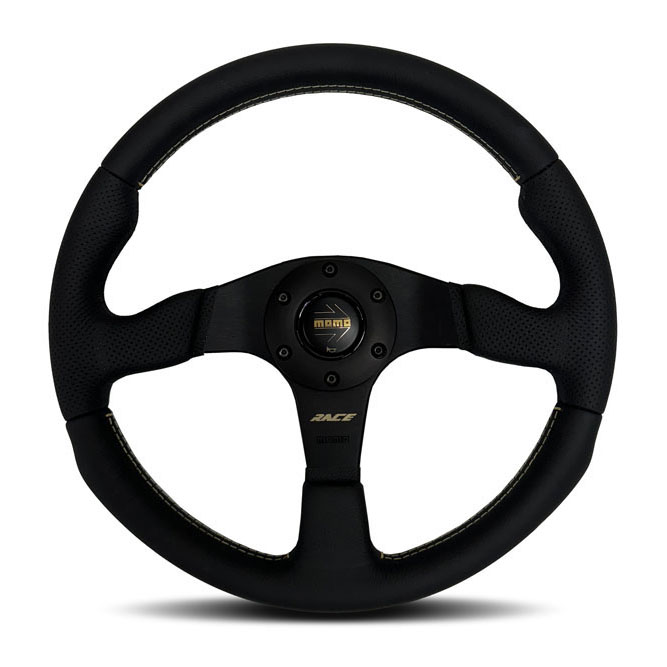 MOMO（モモ） ステアリング RACE NOTO BLACK/GOLD 35 350mm レース