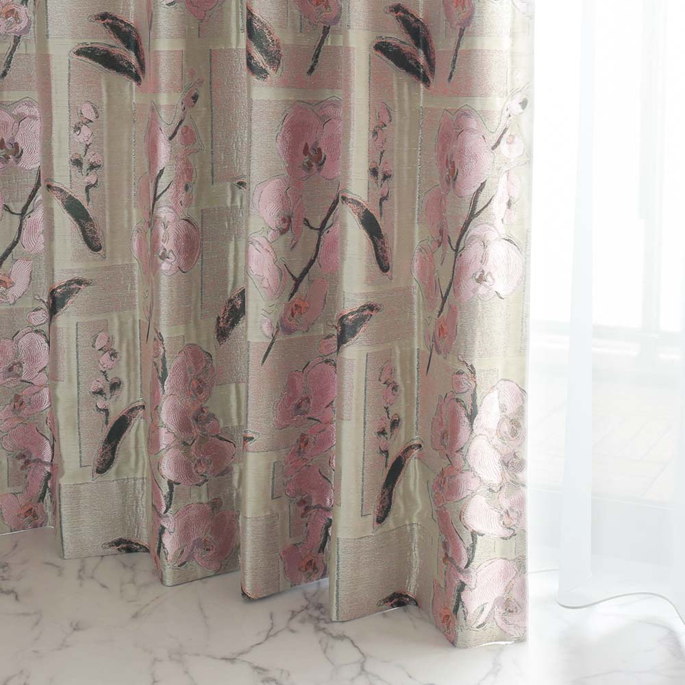 川島織物セルコン カーテン 遮光 オーダー 2級遮光 洗濯可能 防炎 遮熱