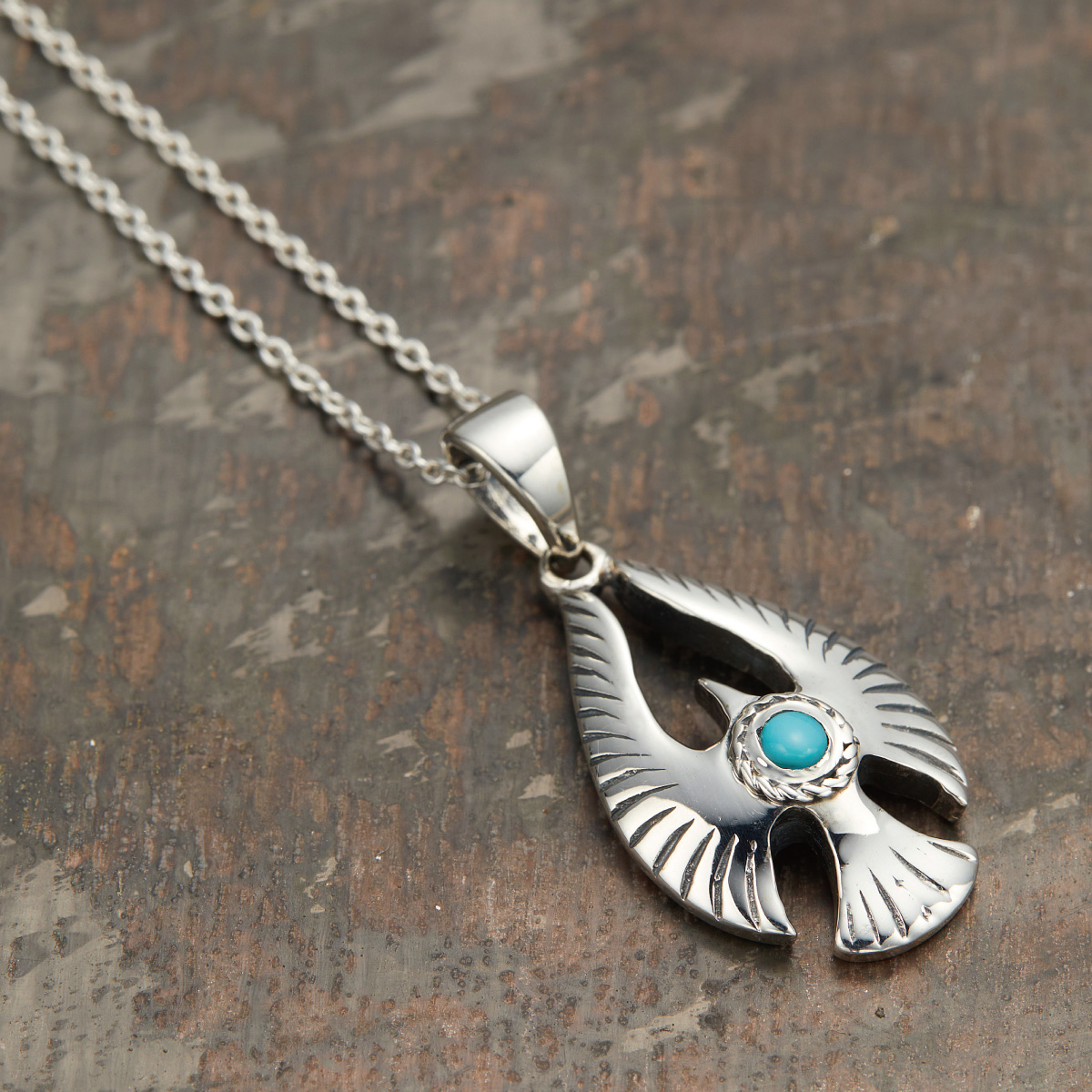 ネックレス ペンダント メンズ レディース シルバー925 ターコイズ