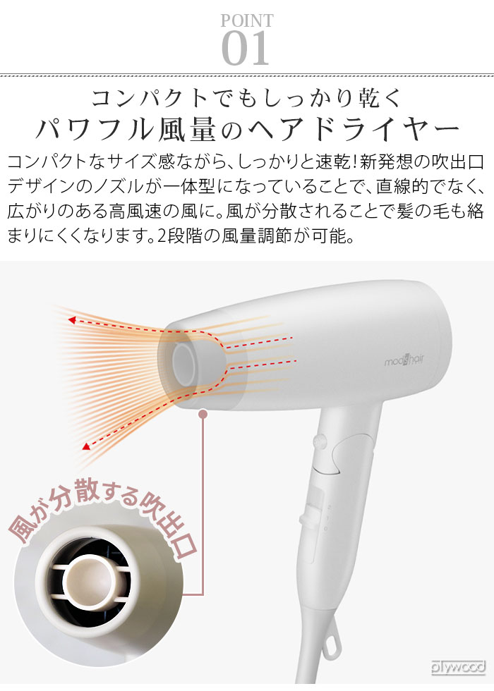 特典付】ヘアドライヤー 大風量 海外対応 すぐ乾く 速乾 マイナス