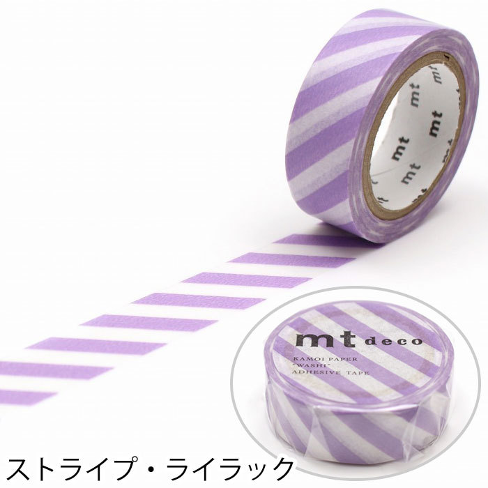 mt（エムティー） マスキングテープ マステ mt 1P DECO ストライプ柄