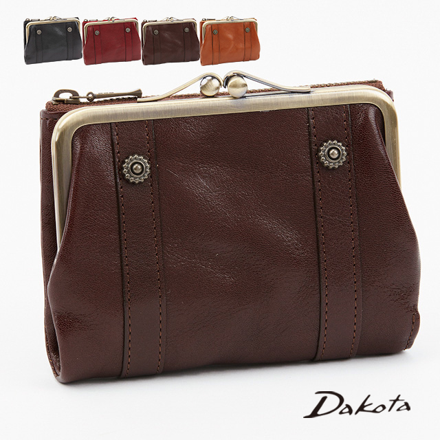 Dakota（ダコタ） 公式 ダコタ財布 がま口二つ折り財布 財布