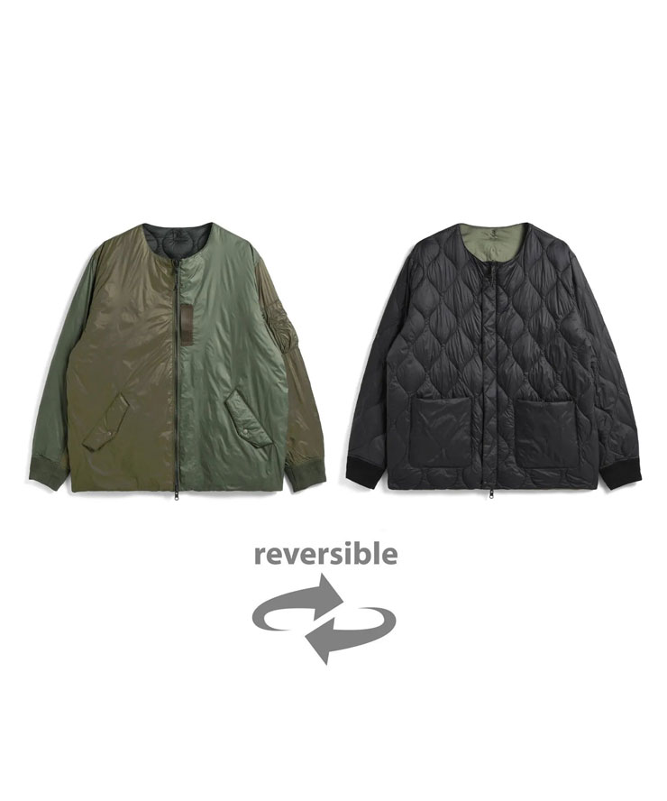 TAION（タイオン） リバーシブル MA-1 Type インナーダウン ジャケット