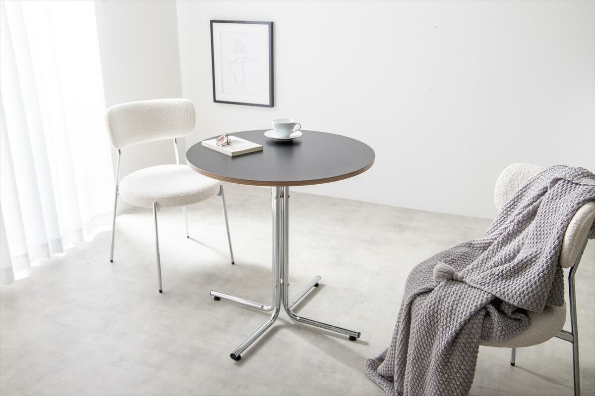 カフェテーブル 2人用 丸 円形 ダイニング おしゃれ 北欧モダン 食卓