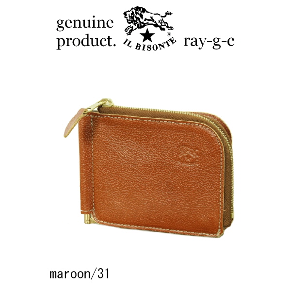 IL BISONTE（イルビゾンテ） 財布 マネークリップ 二つ折り
