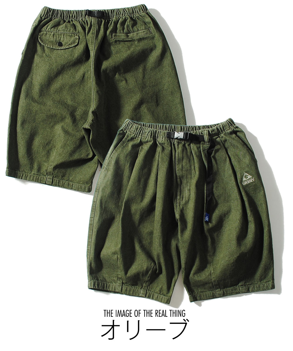 GERRY（ジェリー） ワイドデニムショーツ バギーデニムショーツ