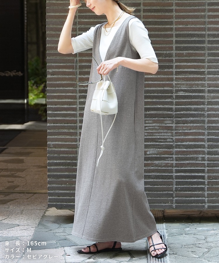 reca（レカ） 前後2WAYノースリーブロングワンピース bel-bs-288