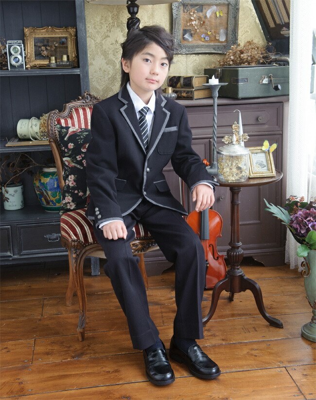 七五三 結婚式 スーツ 男の子 160 レンタル フォーマル 靴セット 男児