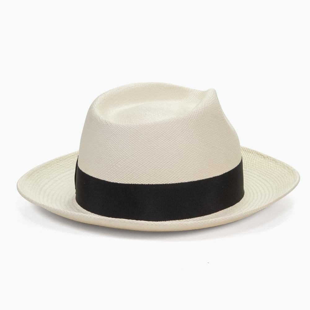パナマハット メンズ つば広 ハット 夏 ストローハット パナマ帽 高級
