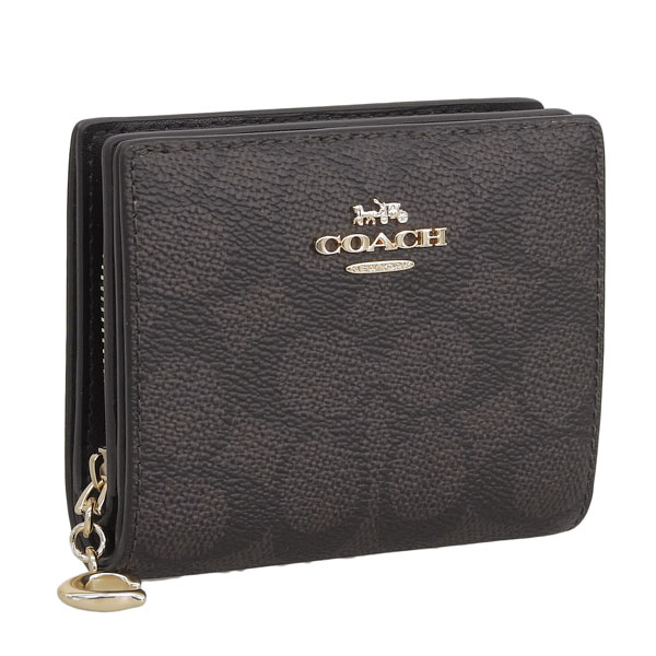 COACH（コーチ） 財布 レディース 2つ折り 折財布 コンパクト