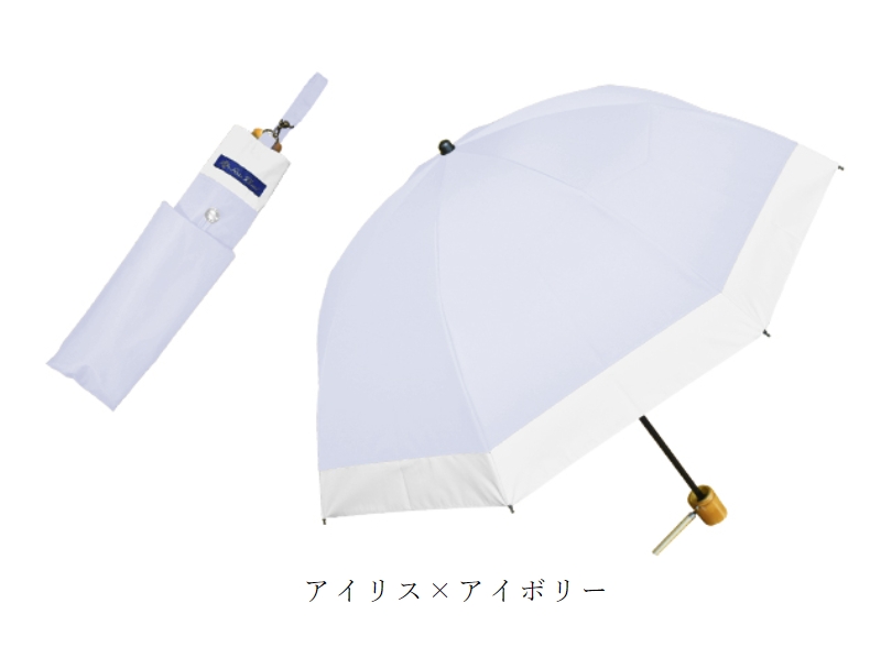 ロサブラン 日傘 レディース 折りたたみ 完全遮光 晴雨兼用 軽量 2段