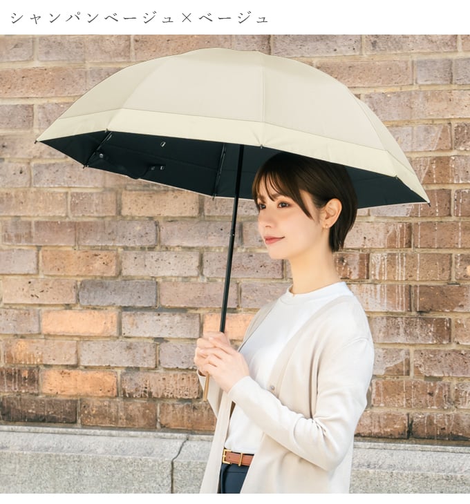 ロサブラン 日傘 レディース 折りたたみ 完全遮光 晴雨兼用 軽量 2段