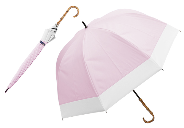 ロサブラン 日傘 完全遮光 長傘 uv 晴雨兼用 1級遮光 遮熱 涼しい