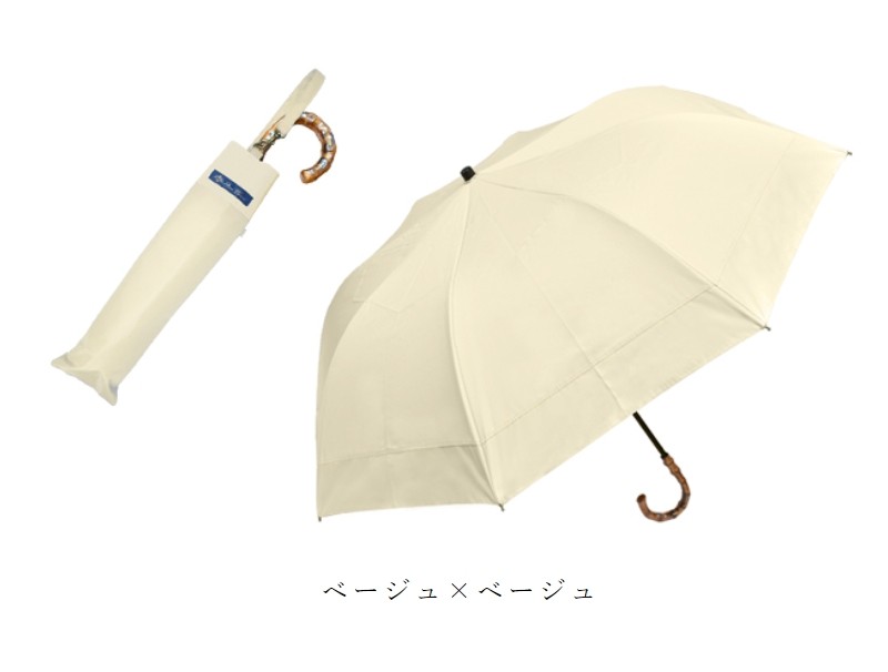 ロサブラン 日傘 折りたたみ 完全遮光 uv 晴雨兼用 軽量 2段