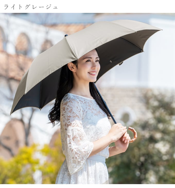 ロサブラン 日傘 折りたたみ 完全遮光 uv 晴雨兼用 軽量 2段