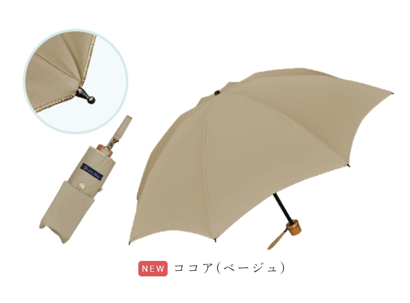 ロサブラン 日傘 完全遮光 折りたたみ uv 軽量 晴雨兼用 3段