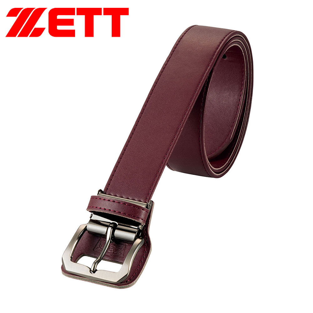 ゼット（ZETT） 野球 ベースボール ベルト つや消し 子供 ブラック