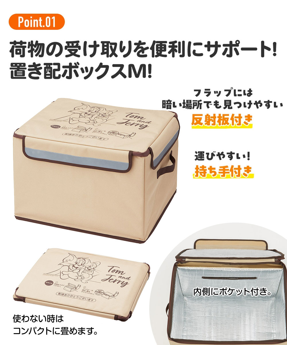 スケーター 置き配 ボックス 55L 100サイズ対応 大容量 宅配ボックス