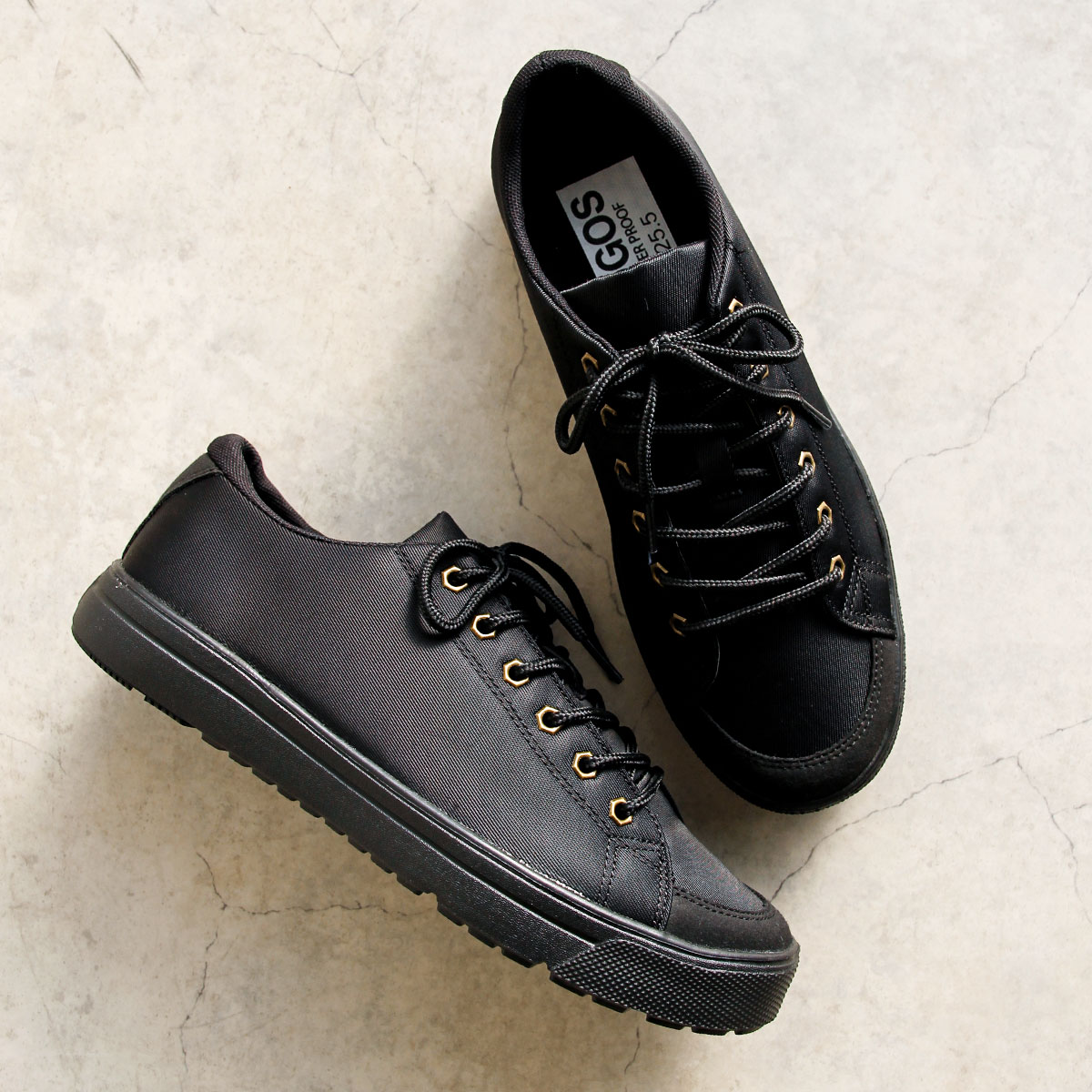 ロゴス スニーカー メンズ 防水 ローカット アウトドア キャンプ 軽い