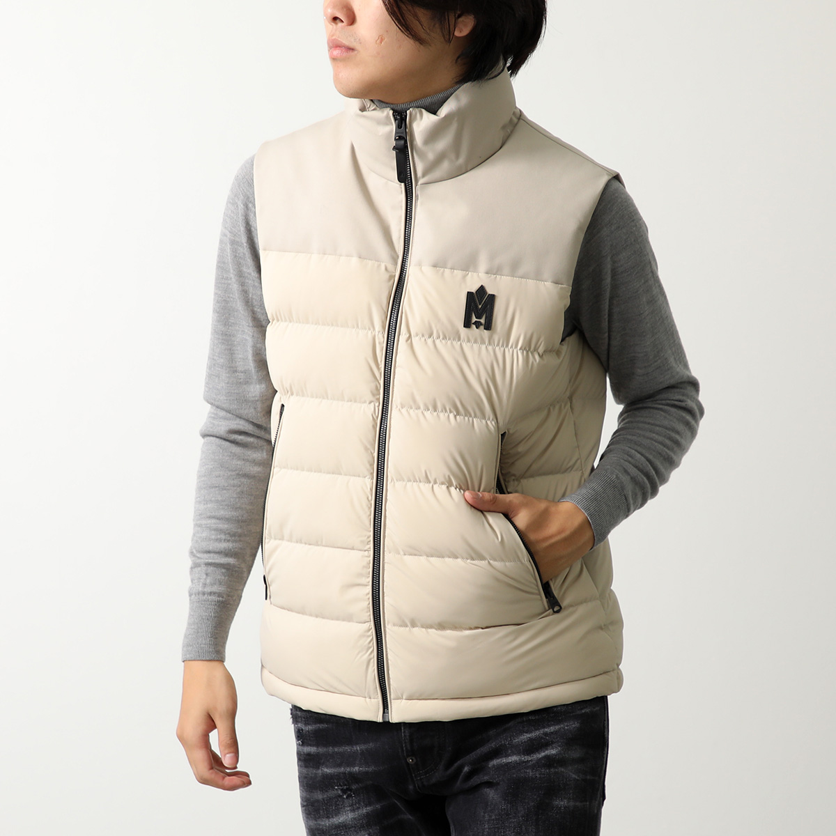 Mackage マッカージュ ダウンべスト BOBBIE-Z メンズ ジレ ロゴ