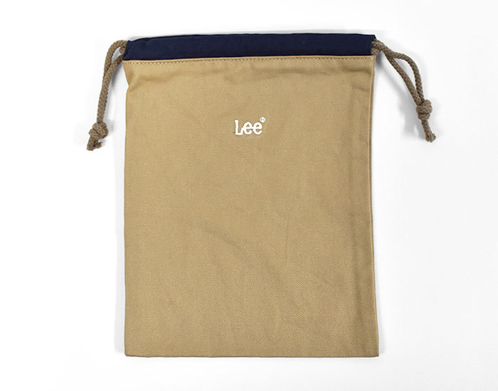 Lee（リー） 巾着 巾着袋 巾着ポーチ 中 体操着入れ 体操着袋 体操服