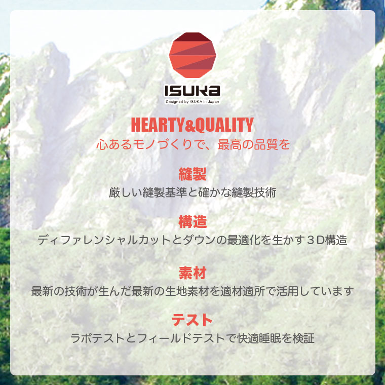 ALPHA LIGHT イスカ 寝袋 アルファライト 1300EX マミー型 化繊