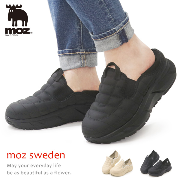 moz（モズ） スリッポン レディース モックシューズ サボサンダル