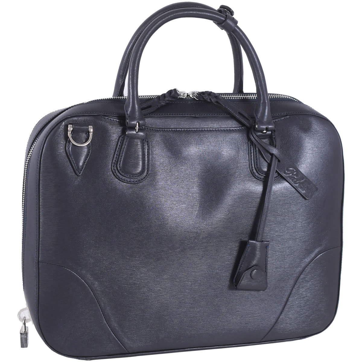 P.I.D ビジネスバッグ レディース 革 a4 ネイビー ブランド 本革