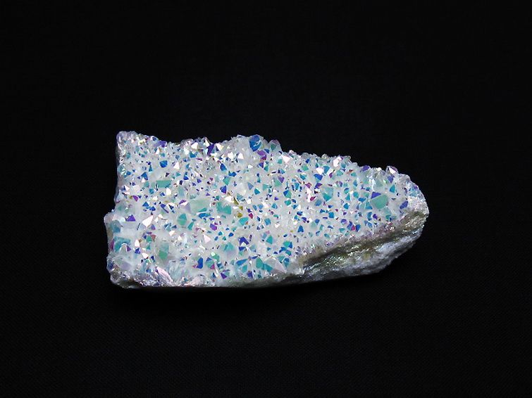 レインボーオーラ水晶クラスター[t693-4805]