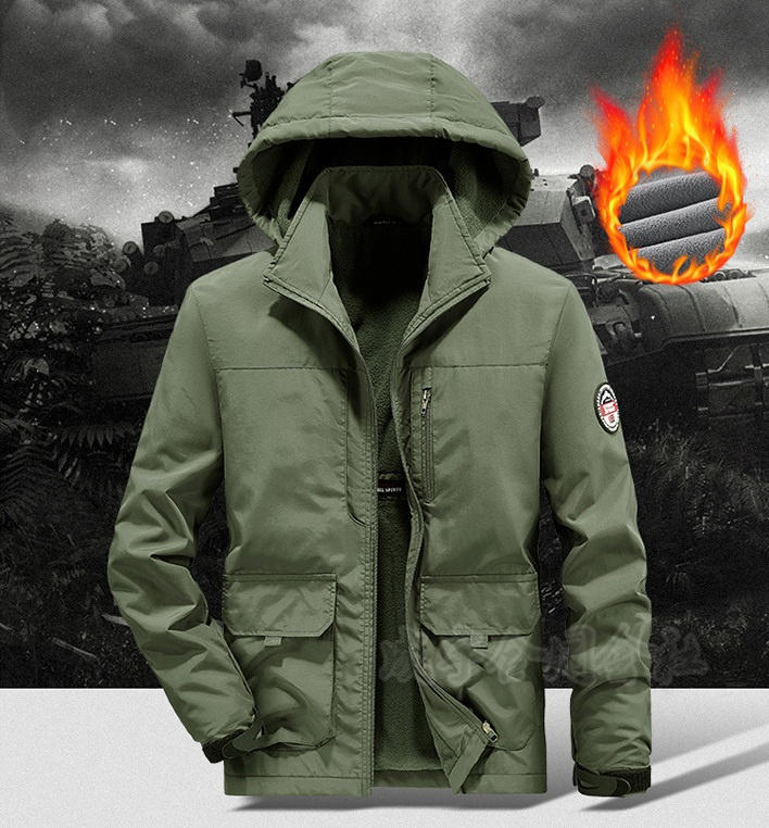 ミリタリージャケット マウンテンパーカー メンズ 裏起毛 ボアブルゾン