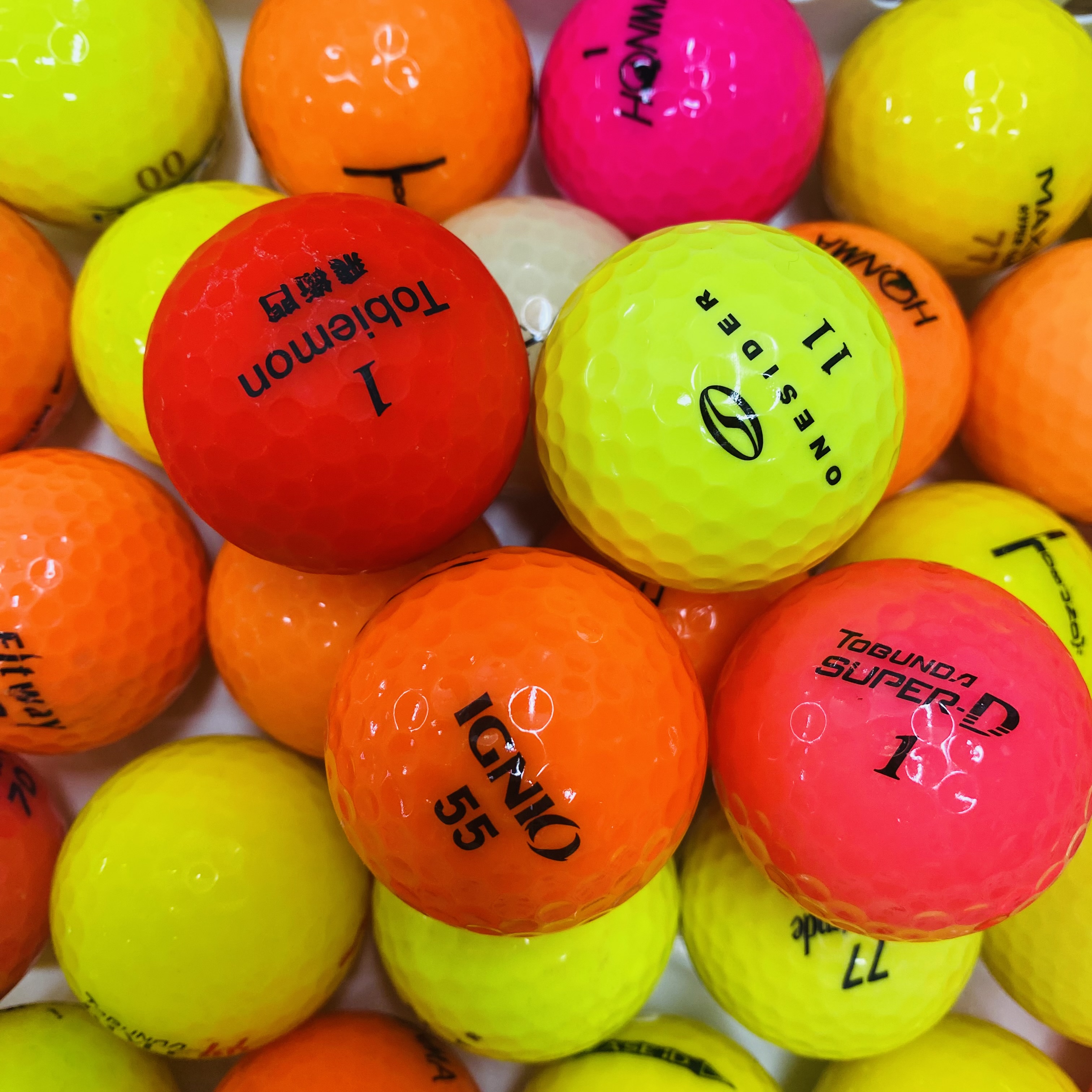 ロストボール ランク1 カラーボール混合 30球 : ロストボールしんだい